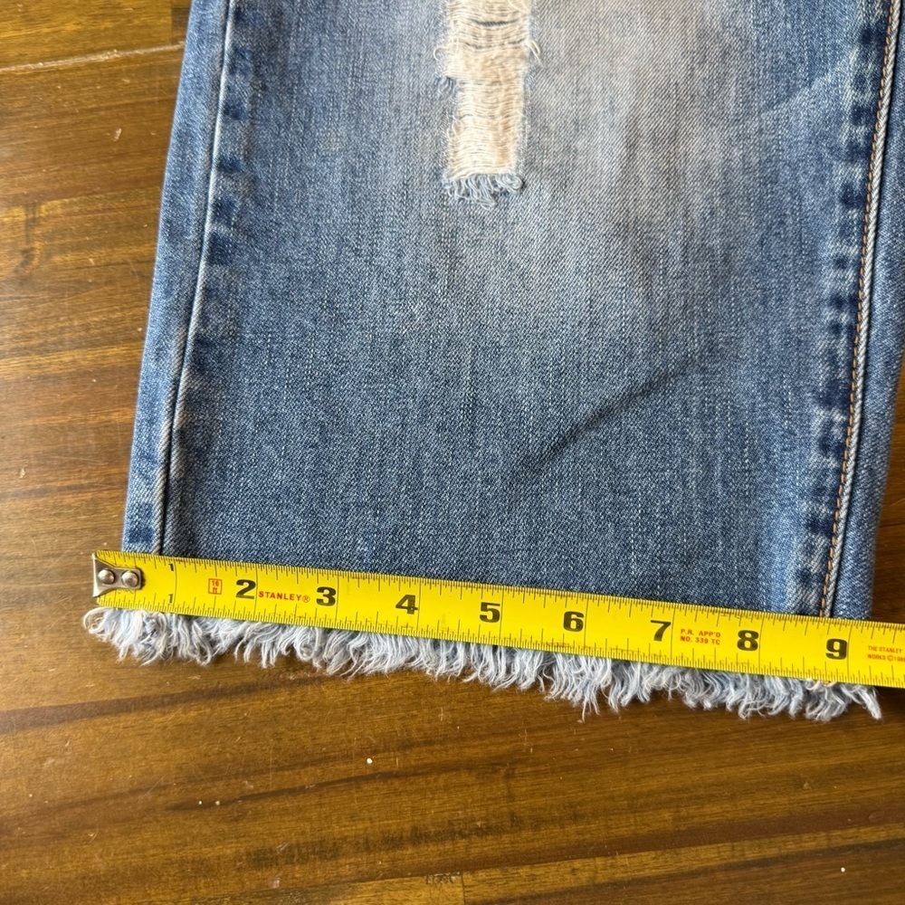 Dsquared Wash Distressed Holes/Rips Denim Shorts - Picture 8 of 9